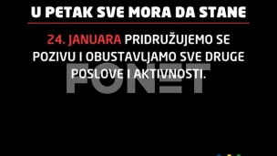 Podrška generalnom štrajku